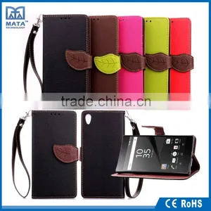 Customized High Quality Multicolor Phone PU Leather Case for Sony Xperia Z5 thumbnail-1