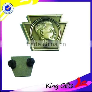 2016 New Type Exquisite 3D Portrait of a Gentleman Badge thumbnail-1