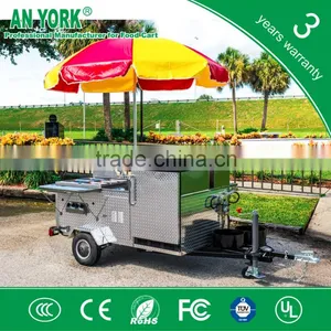 HD-23 Churros Food Kitchen Hot Dog Cart Catering Hot Dog Cart Refrigerated Hot Dog Cart thumbnail-1