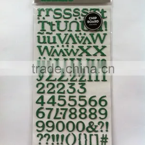 Glitter Alphabet Sticker Paper,self Adhesive Sticker Paper,custom Sticker Paper thumbnail-2