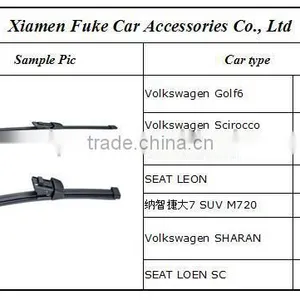 S102 Golf7 Golf6 Rear Soft Windshield Wiper Blade thumbnail-5