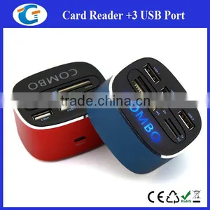 Usb Card Reader Writer Hub Combo With Lighting Logo thumbnail-2