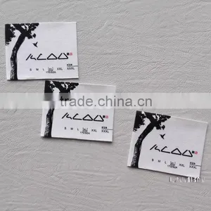 Silk Screen Printed Canvas Neck Main Label for Men Shirts thumbnail-4