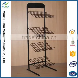 Hot Sale Floor Wire Shelving Racks Standing thumbnail-2