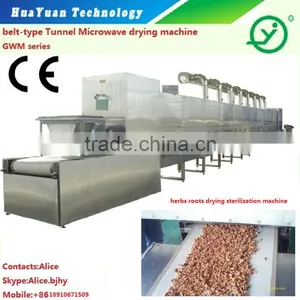 Tunnel Type Industrial Micrwave Cassava/roots Drying Machine/dryer thumbnail-1
