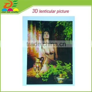 High Definition Lenticular Pretty 3D Photo With Cartoon Character thumbnail-1