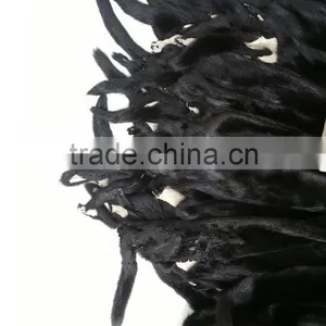 Factory Direct Black Color Sable Fur Skin / Real Tan Mink Fur Skin thumbnail-4