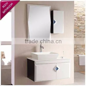 ROCH 2002 Best Price Mirror Cabinet High Light Varnish Bathroom Cabinet thumbnail-1