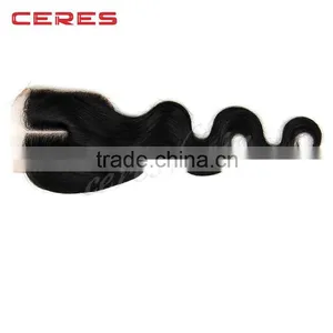 Ceres-wig Virgin Indian Hair Wet and Wavy Closure, Ear to Ear Lace Frontal Closure Factory Price thumbnail-4