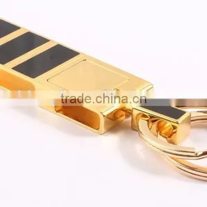 Golden Color Metal Key Chain and Lighter Business Gift Set thumbnail-3