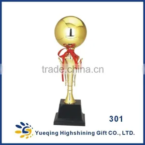 High Quality Metal Competition Souvenir Trophy and Award With Plastic Ball thumbnail-3