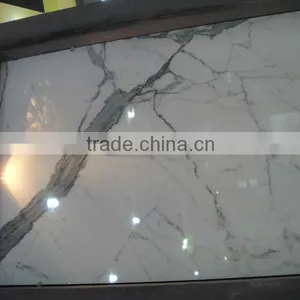Own Factory Cheap Polished Good Quality Italian Snow White Marble thumbnail-1