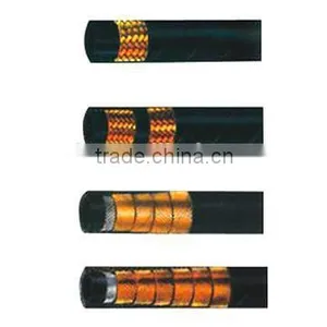 Spiral Steel Wire Hydraulic Rubber Hose / High Pressure Rubber Oil Hose / High Pressure Water Hose EN 856-4SP thumbnail-4