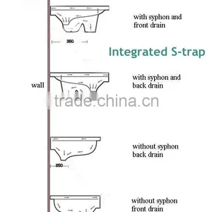 Ceramic Popular Squat Pan With Flush thumbnail-5