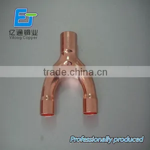 Y Tee Pipe Copper Y Fitting thumbnail-1