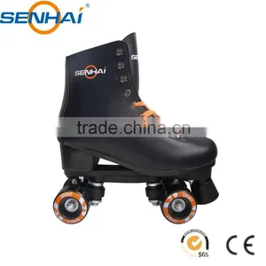 PVC Boot Quad Roller Skate Women Figure Skates Roller Skating Shoes Plastic Frame, Aluminum Frame Optional thumbnail-1