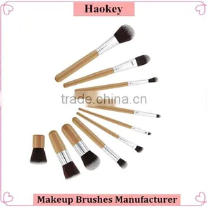 2016 OEM 11cs Bamboo Private Label Makeup Brush Set thumbnail-1