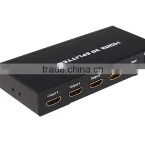 High Quality K 3D 1080p Support 1 in 4 Out HDMI Splitter Compatible HDCP HDMI Splitter 1x4 1.3V 1.4V thumbnail-4