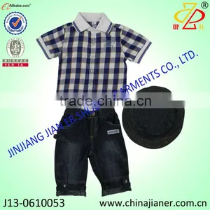 New Summer Fashion Cotton Boy 3pcs Gift Set thumbnail-5