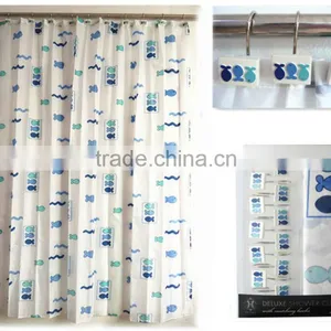 Factory Can Supply Directly Lovely Shower Curtain Waterproof;hand Crafted Shower Curtain thumbnail-3