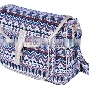 Promotional Wholesale Canvas Messenger Bag for Women thumbnail-1