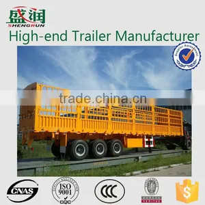 Warehouse Gate Transport Semi Trailer Shengshun Auto Side Wall Semi Trailer thumbnail-4