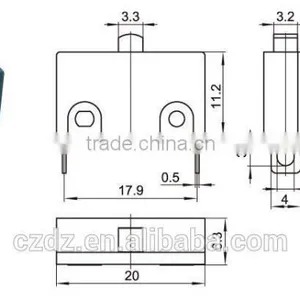 Waterproof Micro Switch,Push Button Micro Switch for Small Appliance thumbnail-4