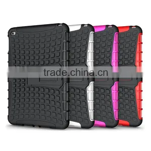 Smart Cover 8 Colors PC+TPU Hybrid Combo Heavy Duty Holster Kickstand Shockproof Case Cover for Ipad Mini 4 thumbnail-5