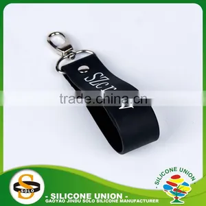 Black Silicone Tyre Keychains Attractive Silicone Keychain for Cheap thumbnail-2