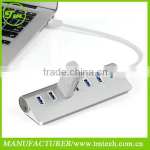 High Quality 7 Ports Aluminum USB 3.0 Usb HUB For Macbook Pro Mac PC Laptop thumbnail-1