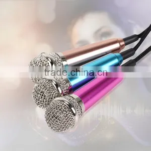 Mini Condenser Microphone Karaoke Voice Recording Mobile Phone Computer Sing Miniature Mic Microphone Wholesale thumbnail-4