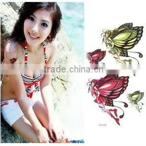 Non-toxic Butterfly Tattoo Paster for Promotion,fashion Tattoo Items thumbnail-1
