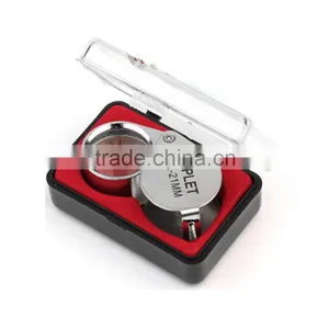 1pc 30x 21mm Glass Magnifying Magnifier Jeweler Eye Jewelry Loupe Loop thumbnail-1