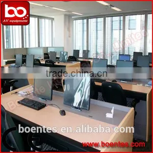21~24 Inch Computer LCD Monitor Lift for Meeting Table Black Matte Color thumbnail-4