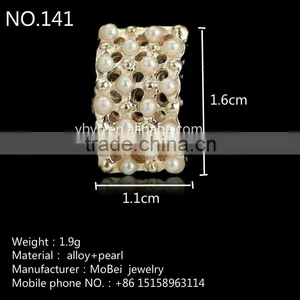 Pearl Material Korean Hair Accessories Diy Accessories Diamond Buckle Torus Faceplate Diy Alloy Accessories Wholesale thumbnail-2