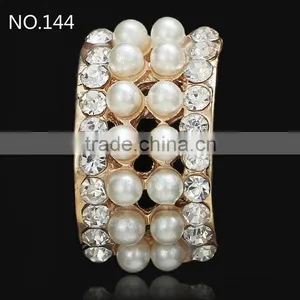 Pearl Material Korean Hair Accessories Diy Accessories Diamond Buckle Torus Faceplate Diy Alloy Accessories Wholesale-3 thumbnail-1