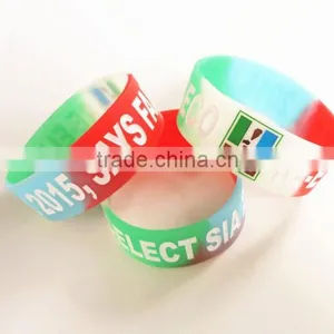 Silicone Wristband/rubber Bracelet/rubber Wristband for Promotion,silicone Rubber Bracelets thumbnail-6