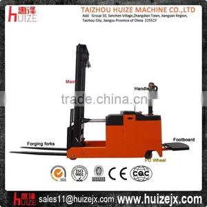 Battery Standing Electric Operated Forklift Counterbalanced Stacker thumbnail-1