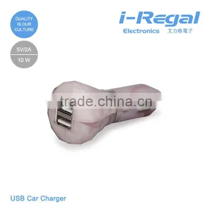 Manufactory Cheap Price OEM Micro Dual Usb Car Charger for Mobile Phone thumbnail-1