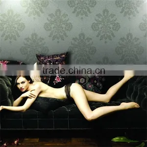 Exclusive Home Decoration High Quality Non-woven Wallpaper/ Natural Fiber Wallpaper thumbnail-1