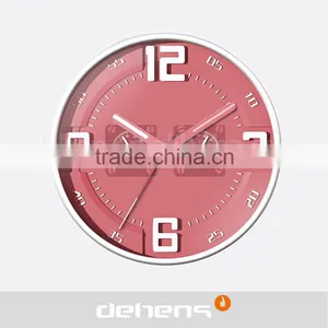 DEHENG Plastic Wall Clock With Temperature and Humidity thumbnail-3