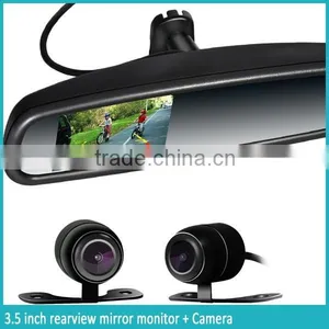 Parking Sensor Mirror Hot 3.5 Inch Digital Rear View Mirror Car Monitor Rear View Camera Mirror thumbnail-2