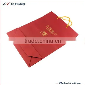 Custom Fashionable Paper Shopping Bag/ Paper Shopping Bag With Ribbon/ Paper Shopping Bag With Ribbon Handle Wholesale thumbnail-1