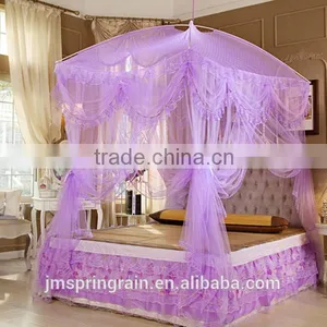 Princess Bed With Lace Curtain Canopy Mosquito Net Decorative Mosquito Netting thumbnail-1