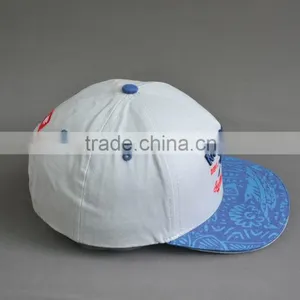 Hi Quality Custom 5-panel Snapback Cap With Embroidery Logo thumbnail-5