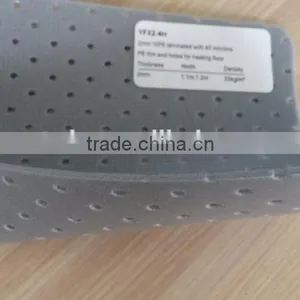 2mm IXPE FOAM With 40 Microns PE Film and Holes for Heating Floor thumbnail-2
