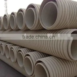 Shandong Double Wall Sewer Pipe PVC Corrugated Drainage Pipe thumbnail-4