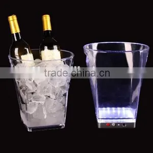 Small Led Lighted Factory Plastic Ice Bucket thumbnail-1