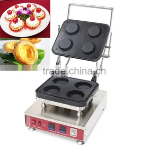 CE Approved High Quality 4pcs Big Size Tartlet Maker Machine,Egg Tart Shell Maker Machine for Commercial Business thumbnail-1
