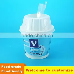 McFlurry Cup Disposabe Ice Cream Paper Cup and Lid Custom Printed thumbnail-2